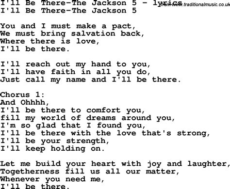 i'll be there lyrics|i'll be there lyrics meaning.